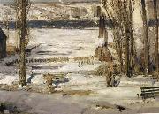 George Wesley Bellows A Morning Snow Spain oil painting artist